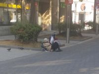Obdachloser in Krefeld