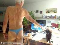 Frank Weber Katze und Tanga